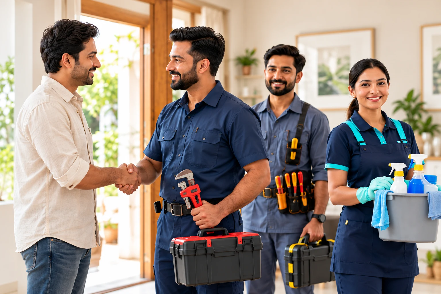 Repair, electrical and housekeeping professionals